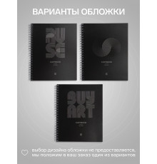 Тетрадь 96 листов в клетку, на гребне «Графика», МИКС