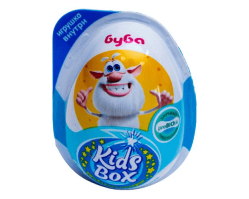 Яйцо KidsBox Буба десерт кондитерская глазурь с подарком 20 г